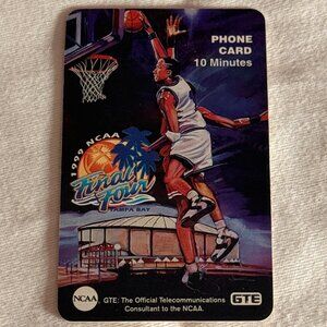 Collectible Vintage 1999 NCAA Men's Final Four Tampa Bay phone card